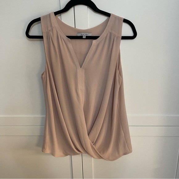 Naked Zebra Blush Pink draped sleeveless top - Picture 6 of 8